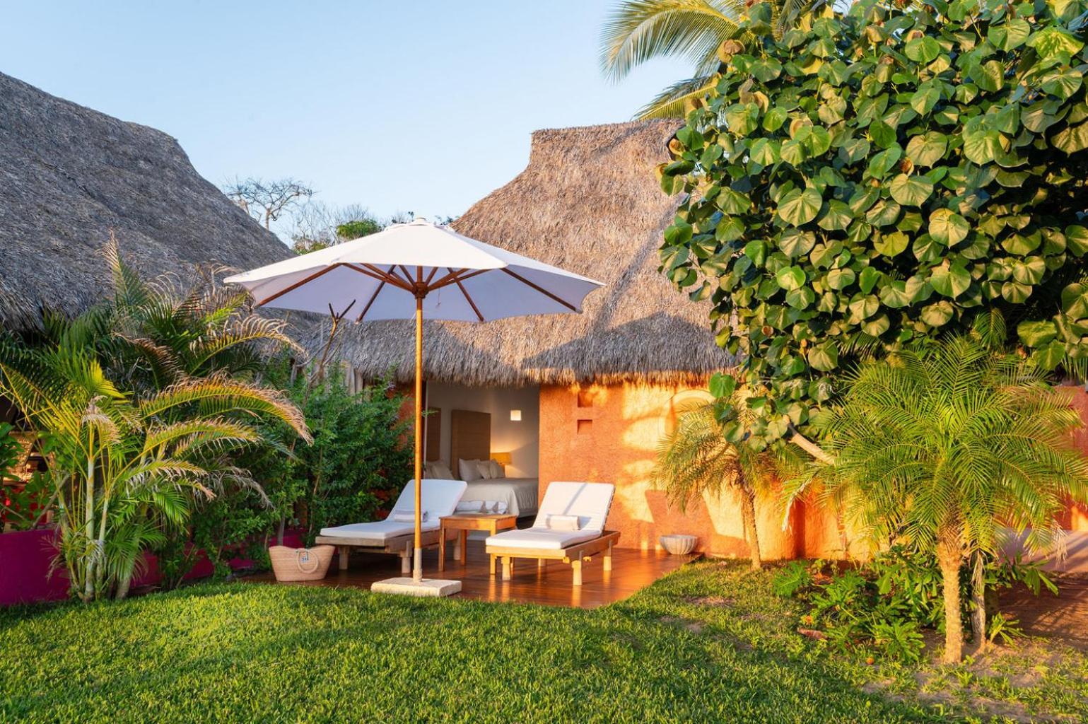 Playa Rosa Bungalows Careyes Eksteriør billede